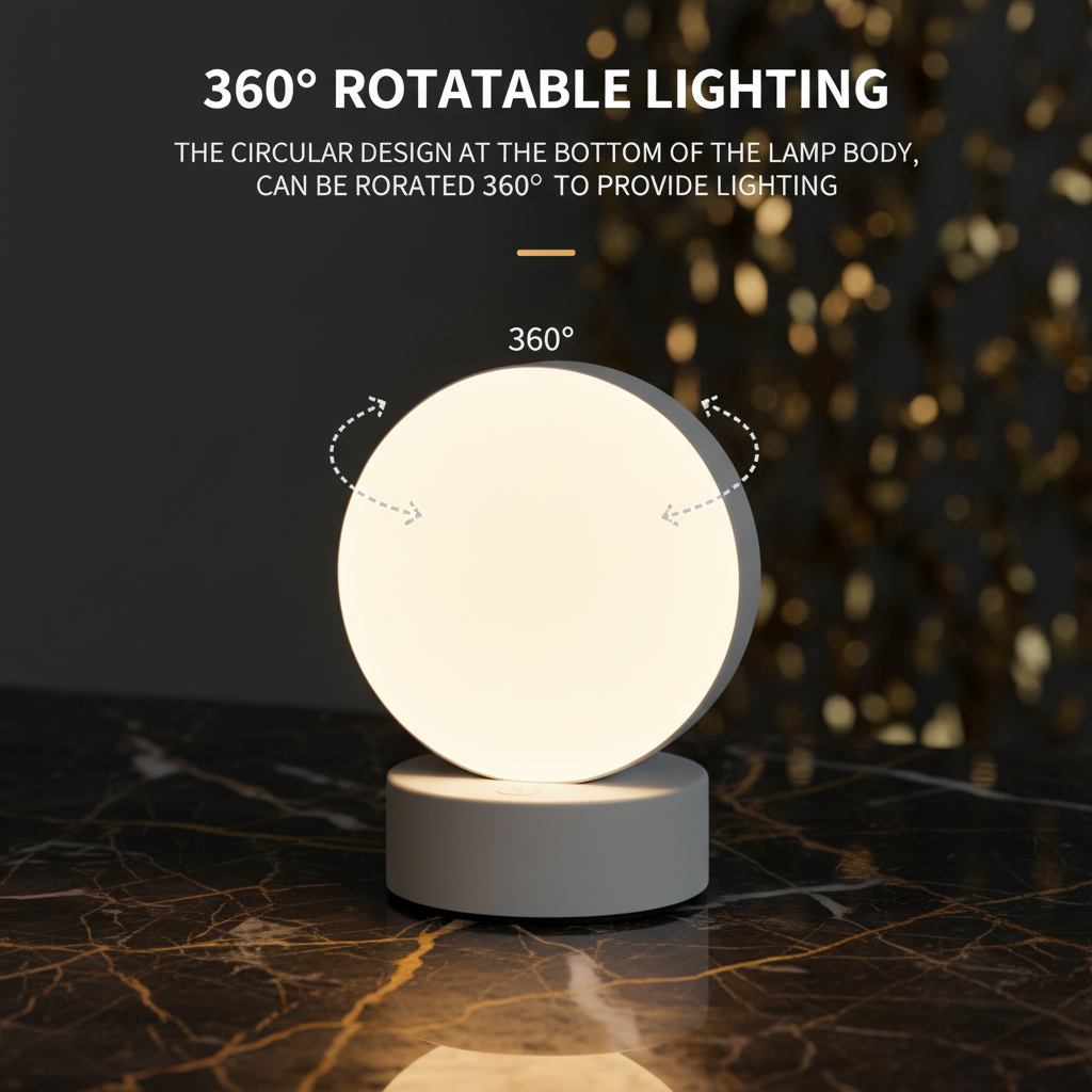 Luz con sensor giratorio de 360°