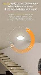 Dimmable Wireless Motion Sensor LED Ceiling Light