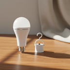 Bombilla LED de emergencia recargable con batería de respaldo, 12 W