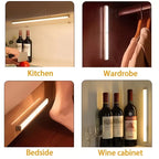 1pc Rechargeable LED Motion Sensor Cabinet Light Strip