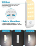 USB Rechargeable Motion Sensor LED Cabinet Light Bar