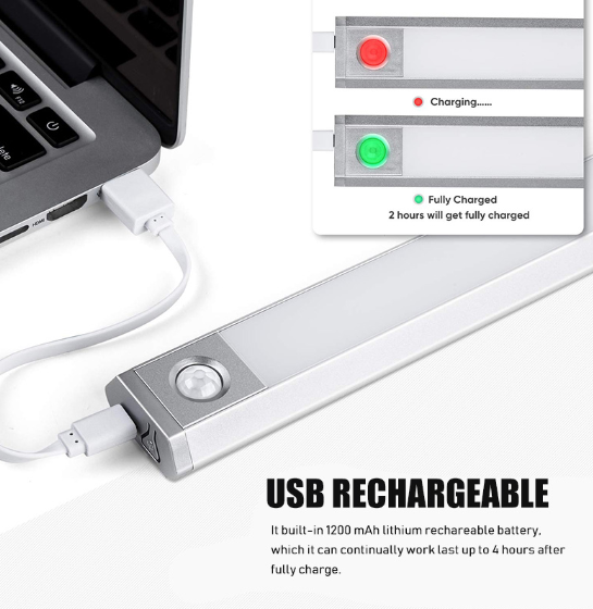 LED Rechargeable Motion Sensor Light