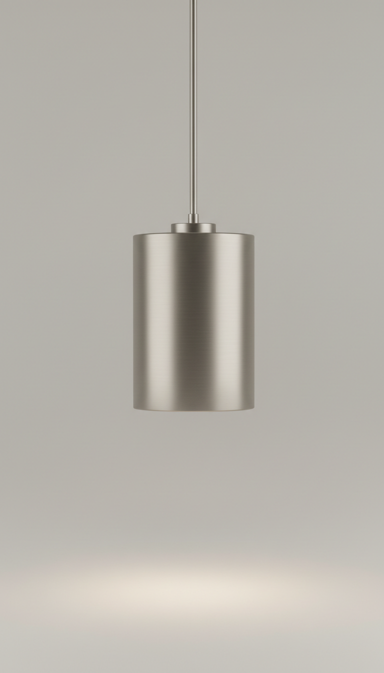Pendant Light in Brushed Nickel