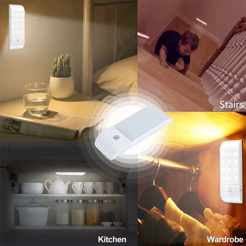 USB Rechargeable Motion Sensor LED Cabinet Light Bar
